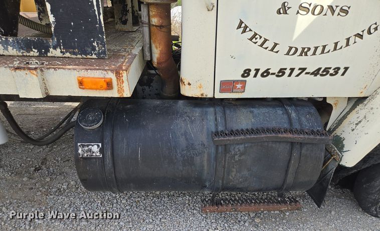 image for item EM7164 1981 GMC Brigadier flatbed truck with mud mixing system