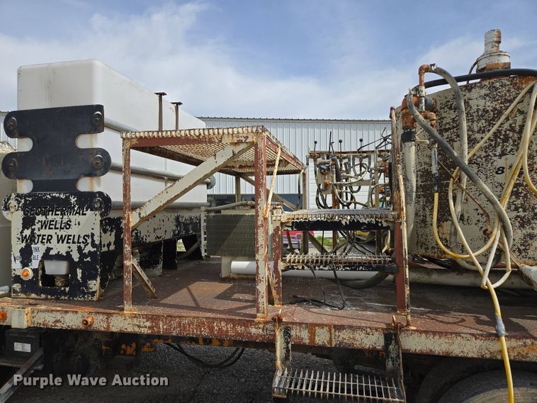 image for item EM7164 1981 GMC Brigadier flatbed truck with mud mixing system