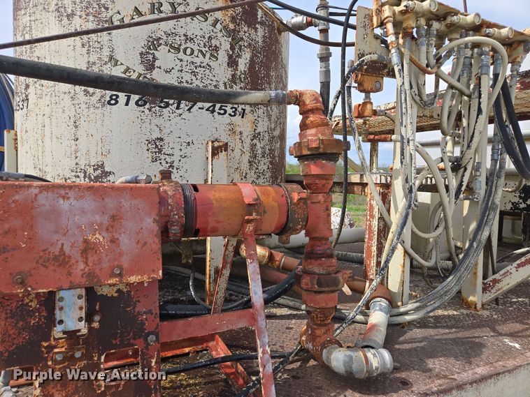 image for item EM7164 1981 GMC Brigadier flatbed truck with mud mixing system