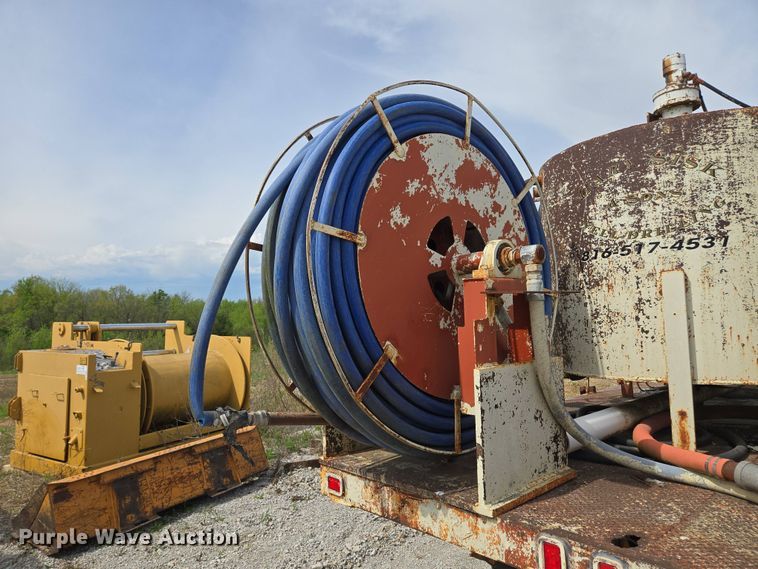 image for item EM7164 1981 GMC Brigadier flatbed truck with mud mixing system