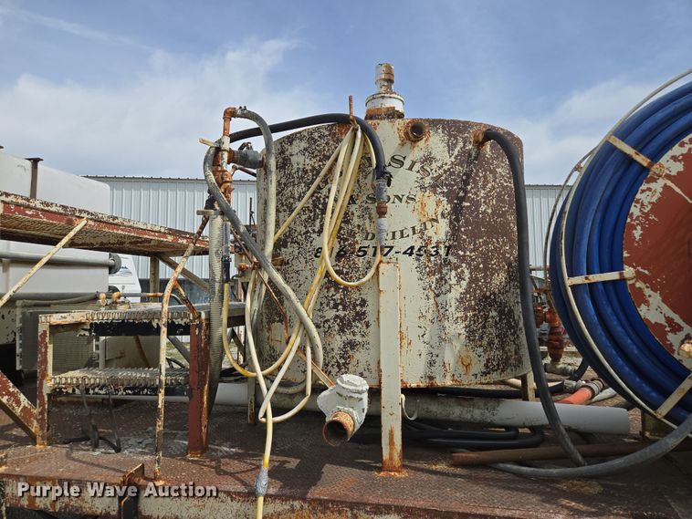 image for item EM7164 1981 GMC Brigadier flatbed truck with mud mixing system