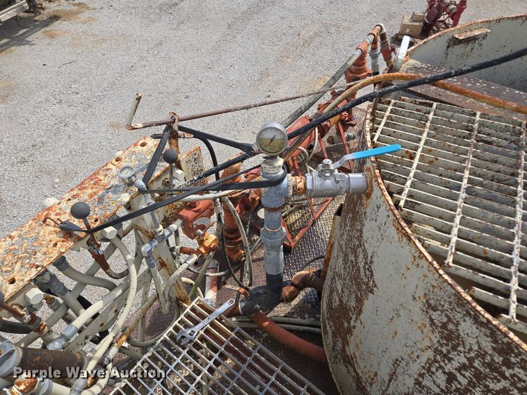 image for item EM7164 1981 GMC Brigadier flatbed truck with mud mixing system