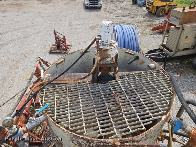 image for item EM7164 1981 GMC Brigadier flatbed truck with mud mixing system