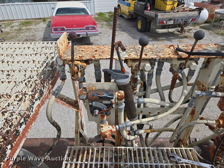 image for item EM7164 1981 GMC Brigadier flatbed truck with mud mixing system