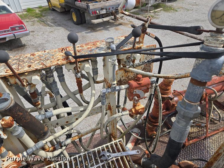 image for item EM7164 1981 GMC Brigadier flatbed truck with mud mixing system