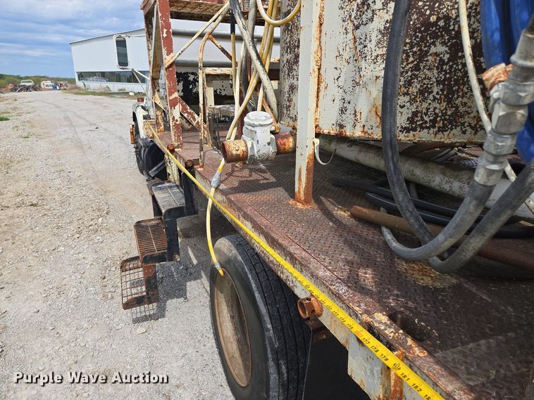 image for item EM7164 1981 GMC Brigadier flatbed truck with mud mixing system