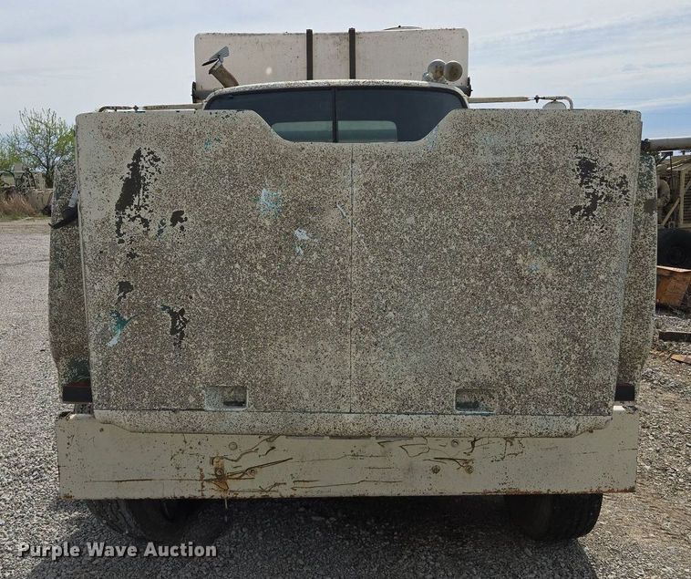 image for item EM7164 1981 GMC Brigadier flatbed truck with mud mixing system