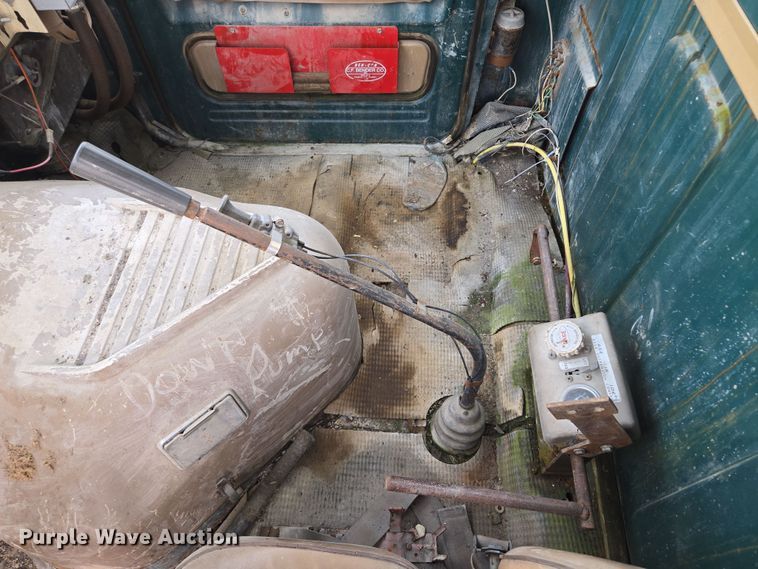 image for item EM7164 1981 GMC Brigadier flatbed truck with mud mixing system