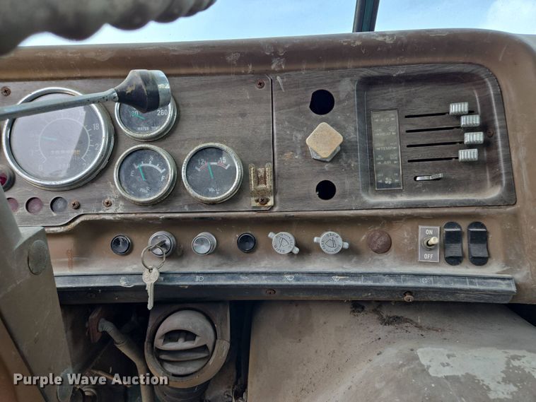 image for item EM7164 1981 GMC Brigadier flatbed truck with mud mixing system