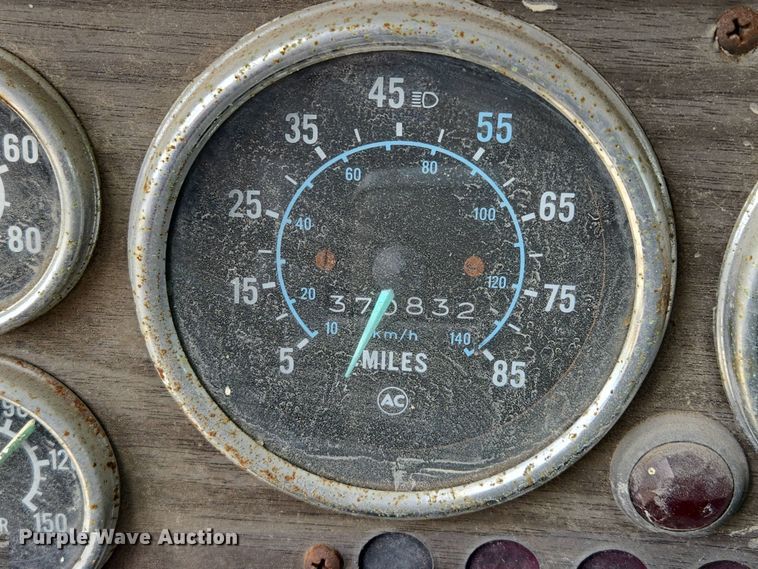 image for item EM7164 1981 GMC Brigadier flatbed truck with mud mixing system