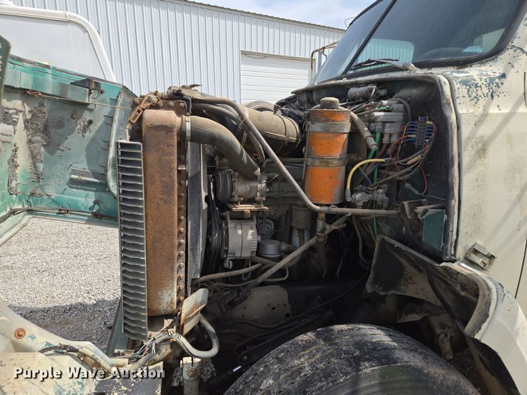 image for item EM7164 1981 GMC Brigadier flatbed truck with mud mixing system