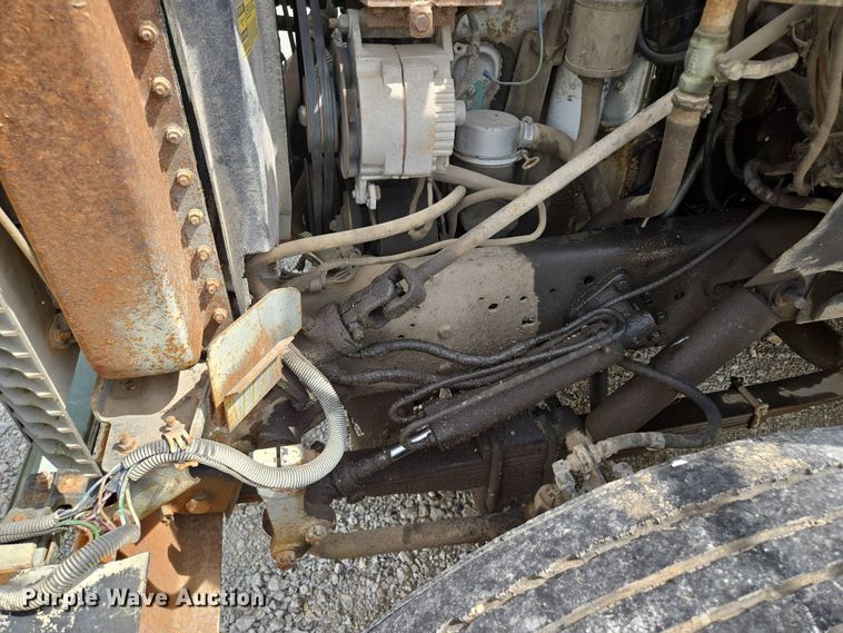 image for item EM7164 1981 GMC Brigadier flatbed truck with mud mixing system