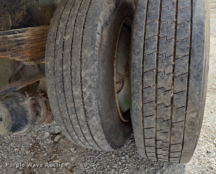 image for item EM7164 1981 GMC Brigadier flatbed truck with mud mixing system