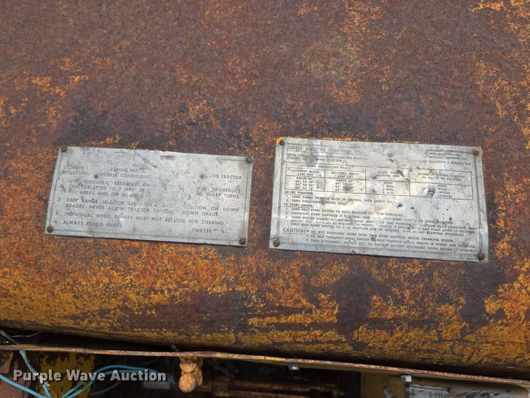 image for item EM7166 1966 Caterpillar 631B conventional scraper 