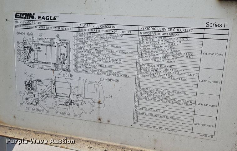 image for item EM7169 2009 Elgin Eagle  street sweeper truck