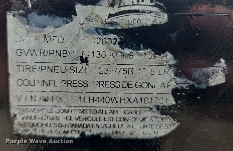 image for item EM7236 2010 Landoll 440B drop deck trailer