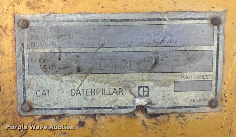 image for item EN3017 1992 Caterpillar  D4H XL dozer