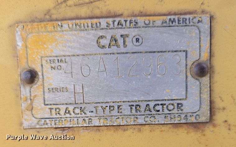 image for item EN3581 1966 Caterpillar D8H dozer