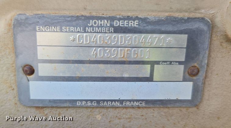 image for item EN3644 John Deere 4039DF001 engine