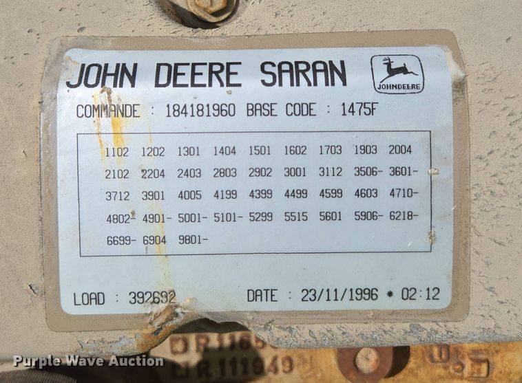 image for item EN3644 John Deere 4039DF001 engine