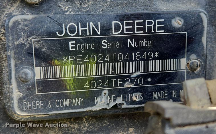 image for item EN3645 John Deere 4024TF270C engine