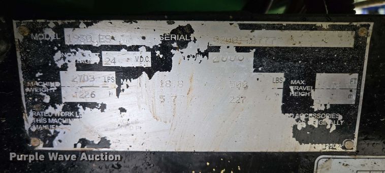 image for item EN3695 2008 JLG 1930ES scissor lift