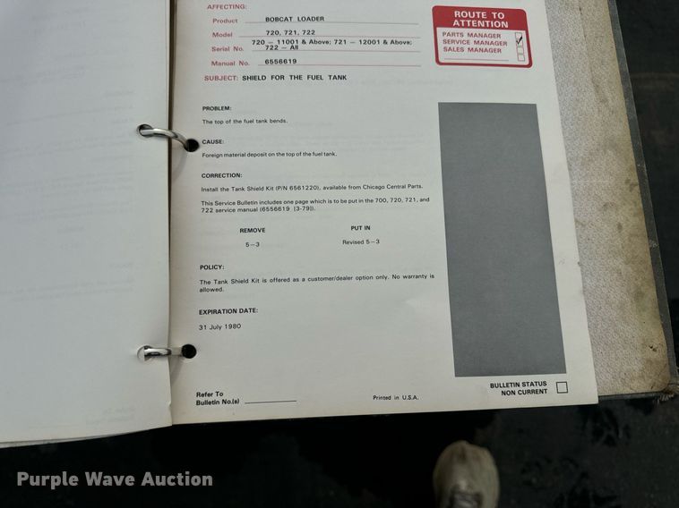 image for item EN4511 Bobcat M-700 skid steer loader