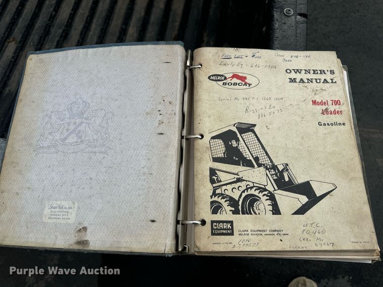 image for item EN4511 Bobcat M-700 skid steer loader