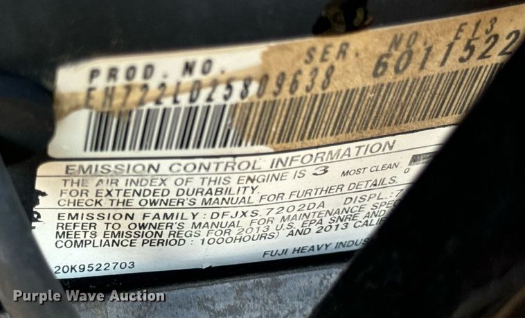 image for item EN4513 2013 MK Diamond MK-2025SSP concrete saw