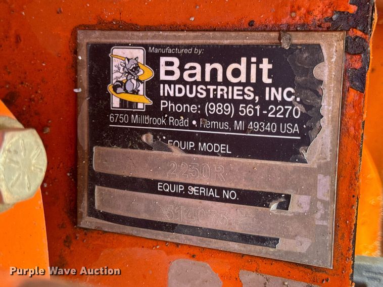 image for item EN4514 Bandit 2250R stump grinder