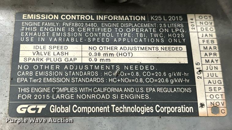 image for item EN4529 Caterpillar 2C6000 forklift