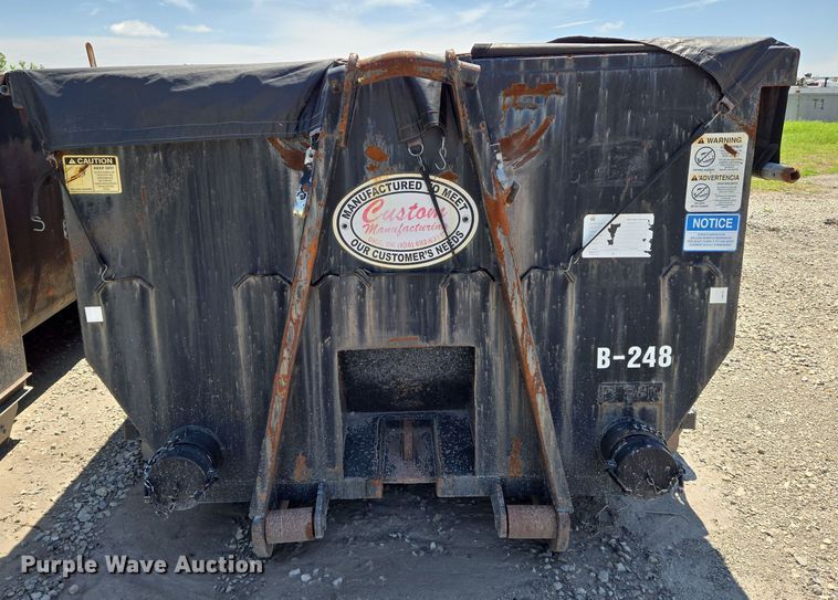 image for item EN8944 Custom Manufacturing dewatering roll-off container