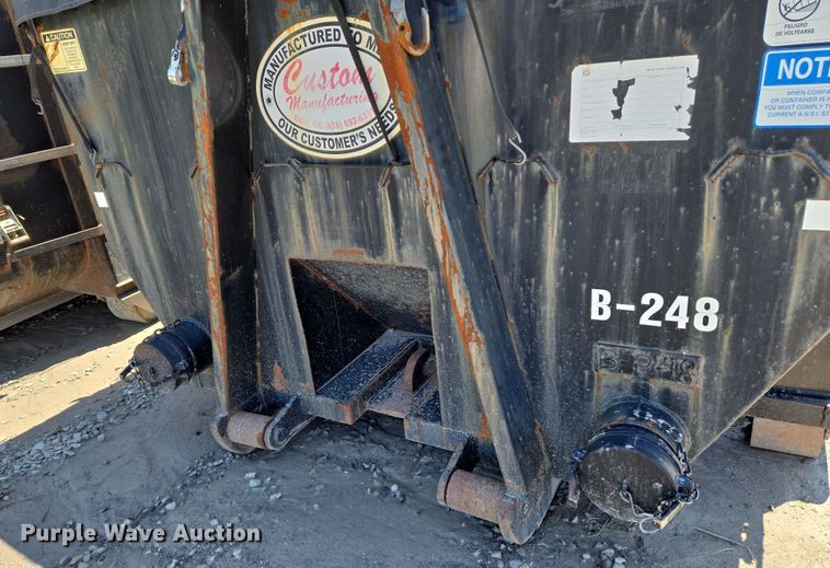 image for item EN8944 Custom Manufacturing dewatering roll-off container