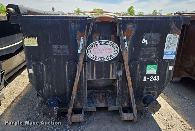 image for item EN8946 Custom Manufacturing dewatering roll-off container