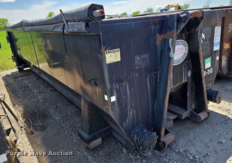 image for item EN8946 Custom Manufacturing dewatering roll-off container