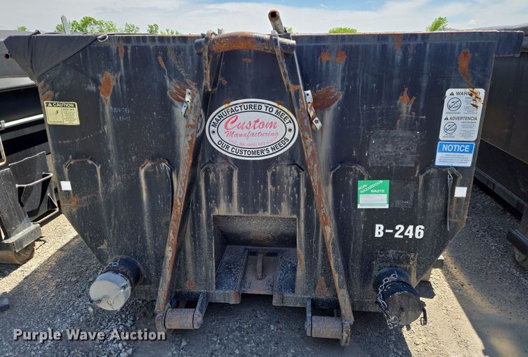 image for item EN8947 Custom Manufacturing  dewatering roll-off container