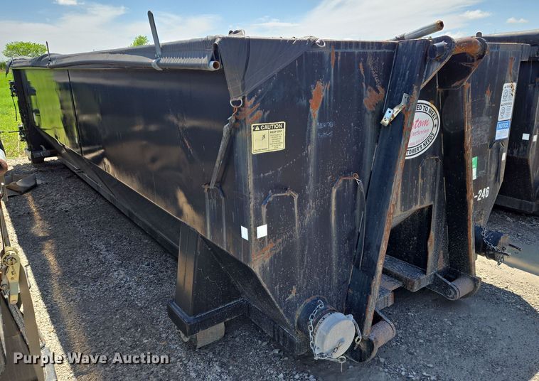 image for item EN8947 Custom Manufacturing  dewatering roll-off container