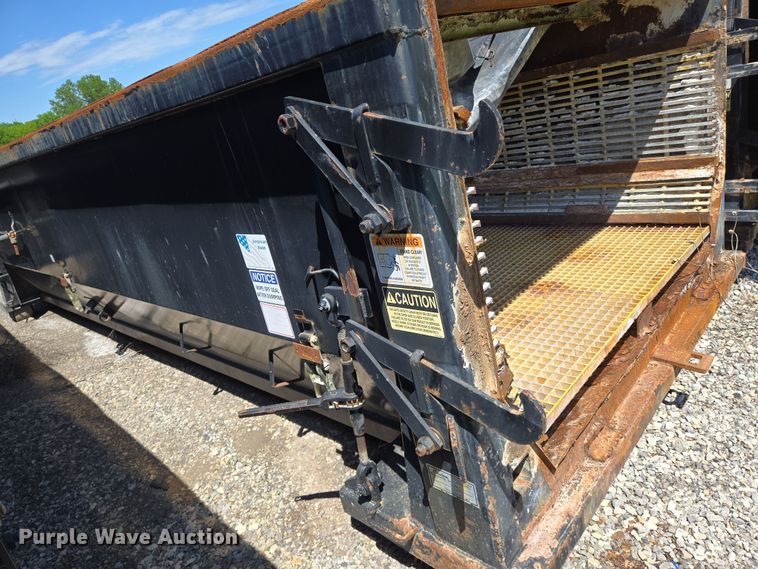 image for item EN8947 Custom Manufacturing  dewatering roll-off container