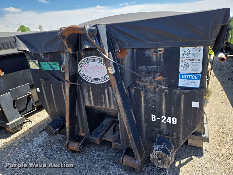 image for item EN8949 Custom Manufacturing dewatering roll-off container