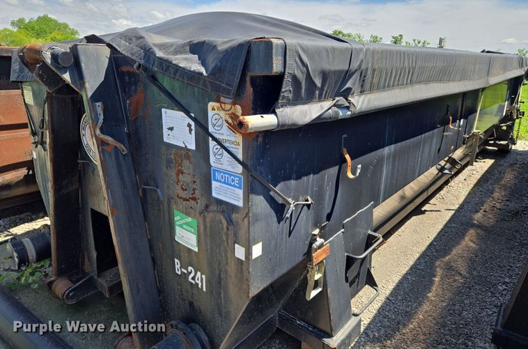 image for item EN8950 Custom Manufacturing  dewatering roll-off container