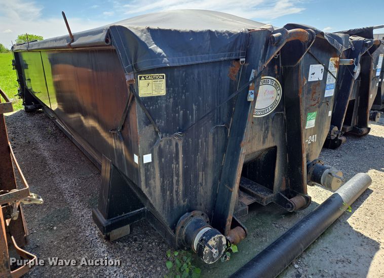 image for item EN8950 Custom Manufacturing  dewatering roll-off container