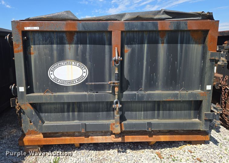 image for item EN8950 Custom Manufacturing  dewatering roll-off container