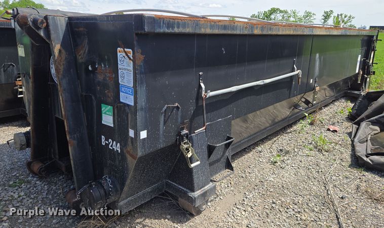 image for item EN8952 Custom Manufacturing dewatering roll-off container