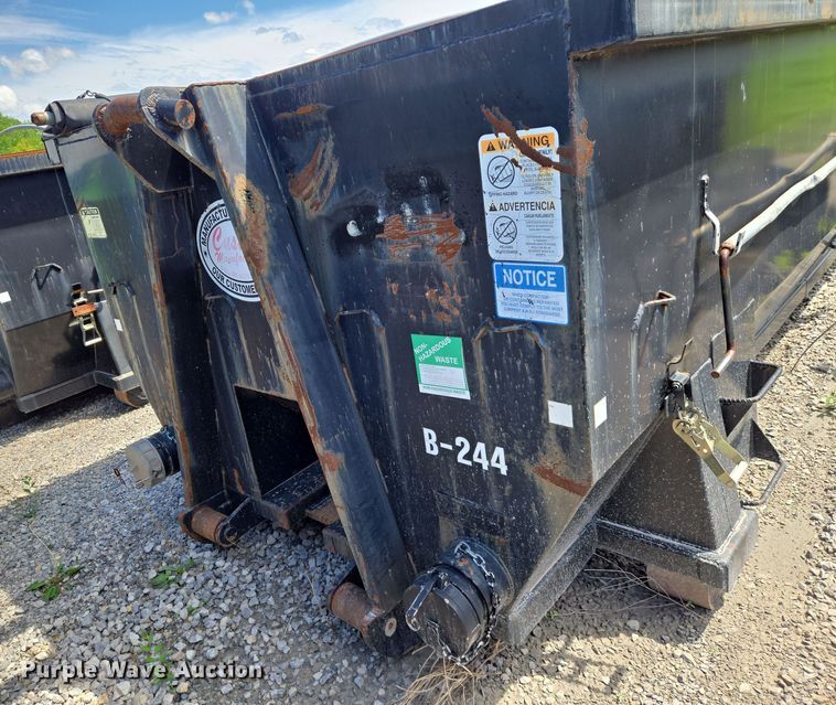 image for item EN8952 Custom Manufacturing dewatering roll-off container