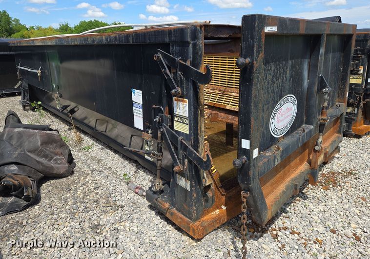 image for item EN8952 Custom Manufacturing dewatering roll-off container