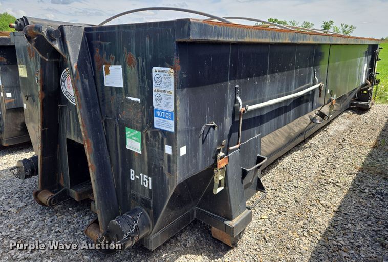 image for item EN8953 Custom Manufacturing dewatering roll-off container