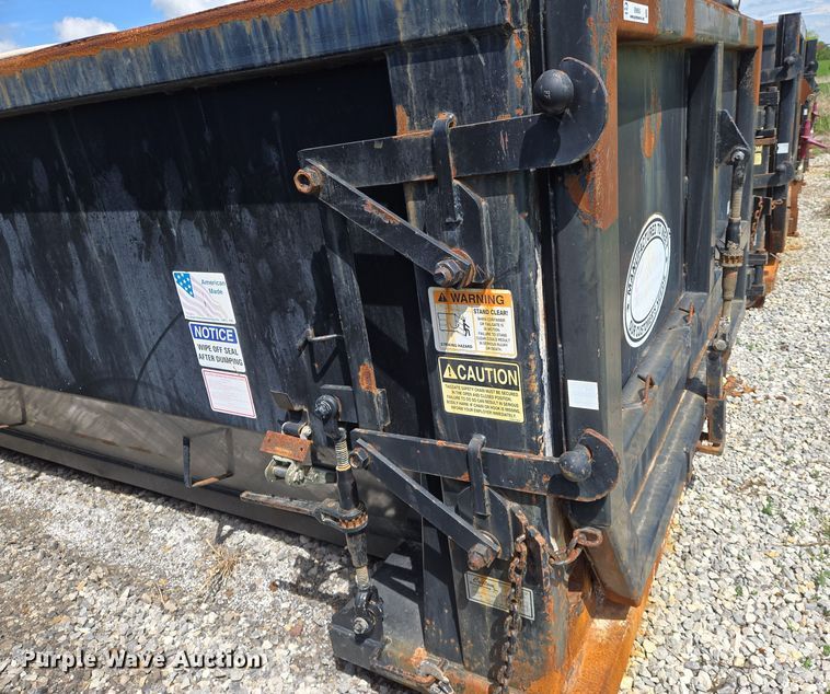 image for item EN8953 Custom Manufacturing dewatering roll-off container