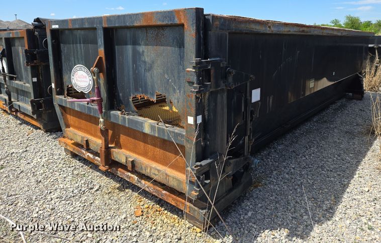 image for item EN8954 Custom Manufacturing dewatering roll-off container