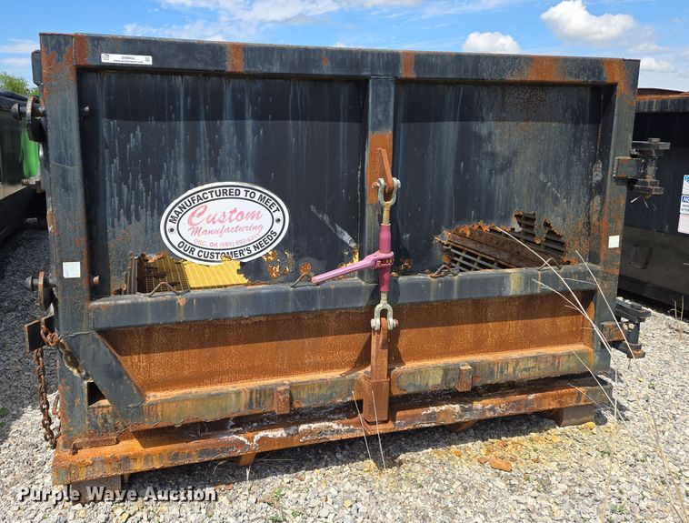 image for item EN8954 Custom Manufacturing dewatering roll-off container