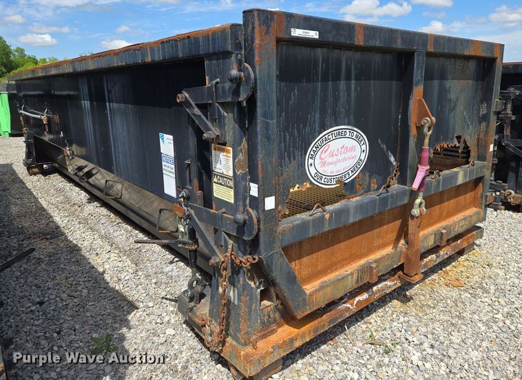 image for item EN8954 Custom Manufacturing dewatering roll-off container